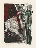 Title: Flames | Date: 1987 | Technique: lithograph, printed in colour, from three stones