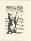 Title: b'Beechworth' | Date: 1982 | Technique: b'lithograph, printed in black ink, from one stone'