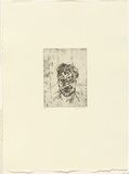 Artist: PARR, Mike | Title: Organon I | Date: 1987 | Technique: etching, printed in black ink, from one plate