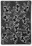 Artist: b'Morgan, Sally.' | Title: b'Corroboree spirit' | Date: 1988 | Technique: b'screenprint, printed in black ink, from one stencil'