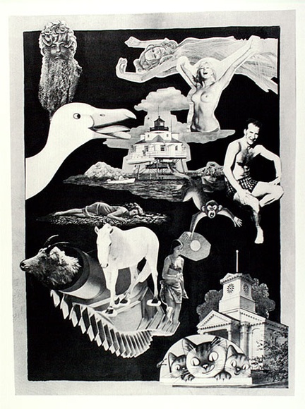 Artist: b'Brown, Mike.' | Title: b'not titled [Collage of cut out fragments].' | Date: c.1970 | Technique: b'screenprint'