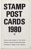 Artist: b'JACKS, Robert' | Title: b'Stamp postcards 1980' | Date: 1980 | Technique: b'rubber stamps'