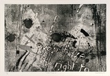 Artist: b'Hadley, Basil.' | Title: b'Wall theme V' | Date: 1977 | Technique: b'etching, aquatint and deep etching'