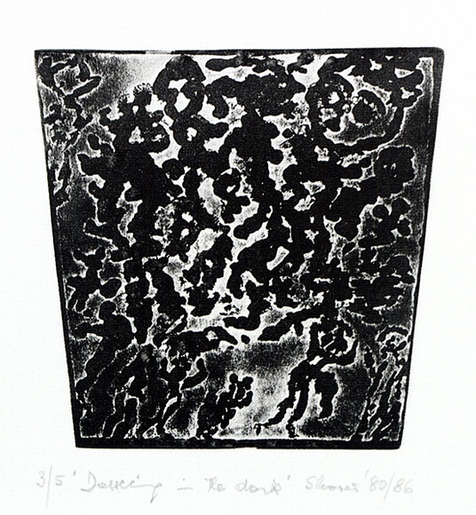 Artist: SHEARER, Mitzi | Title: Dancing in the dark | Date: 1986 | Technique: etching, printed in black ink, from one plate
