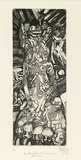 Artist: b'STONE, T.M. (Bauxhau)' | Title: bThe people's foot and olive branch | Date: 1973-94 | Technique: b'aquatint, etching printed in black ink, from one  plate'