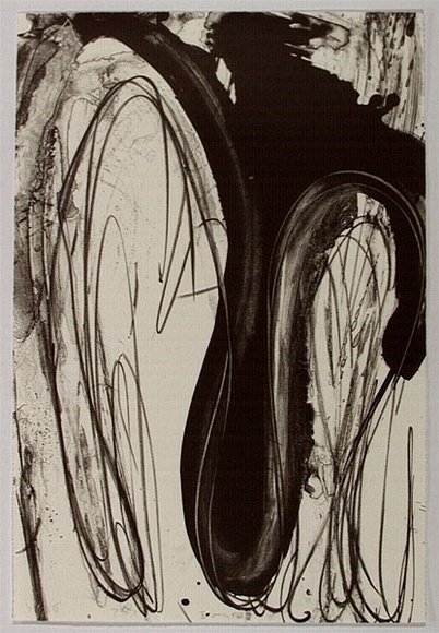 Artist: b'Koch-Sanders, Donny.' | Title: b'not titled #2' | Date: 1989 | Technique: b'tuche and crayon lithograph, printed in black ink, from one stone'