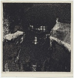 Artist: b'MADDOCK, Bea' | Title: b'Head I: Etching experiment' | Date: 1972 | Technique: b'photo-etching and aquatint'