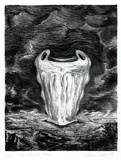 Artist: b'Connors, Anne.' | Title: b'The small vase.' | Date: 1986 | Technique: b'lithograph, printed in black ink, from one stone'