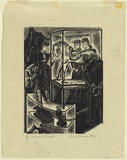 Artist: b'Rees, Ann Gillmore.' | Title: b'Chinese interlude' | Date: 1941 | Technique: b'wood-engraving, printed in black ink, from one block'
