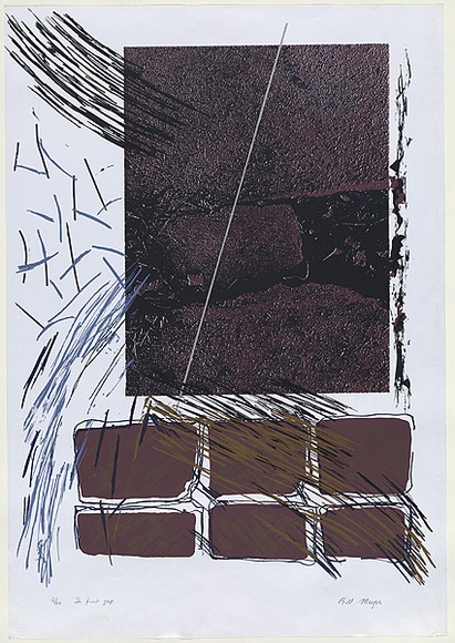 Artist: b'MEYER, Bill' | Title: b'The first Gap.' | Date: 1979-1981 | Technique: b'screenprint, printed in seven colours, from multiple screens' | Copyright: b'\xc2\xa9 Bill Meyer'