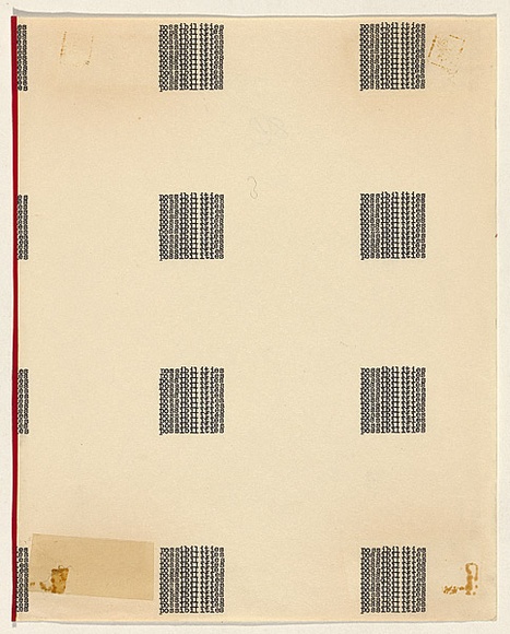 Title: b'Section B (Word situations) - 32 Possibilities: No. 32, 8(D)' | Date: (1970-71) | Technique: b'typewriter'