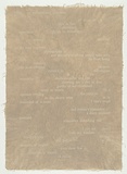 Artist: b'MADDOCK, Bea' | Title: b'Four pages (IV)' | Date: 1988 | Technique: b'letterpress, printed in white ink, from commercial printing plates'