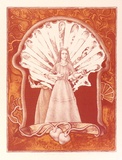 Artist: b'RICHARDSON, Berris' | Title: b'Altered alcove' | Date: 1981 | Technique: b'lithograph, printed in colour, from two stones'