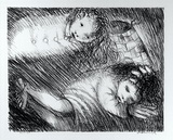 Artist: BOYD, Arthur | Title: St Francis when young dreaming of fine clothes and armour. | Date: (1965) | Technique: lithograph, printed in black ink, from one plate | Copyright: Reproduced with permission of Bundanon Trust