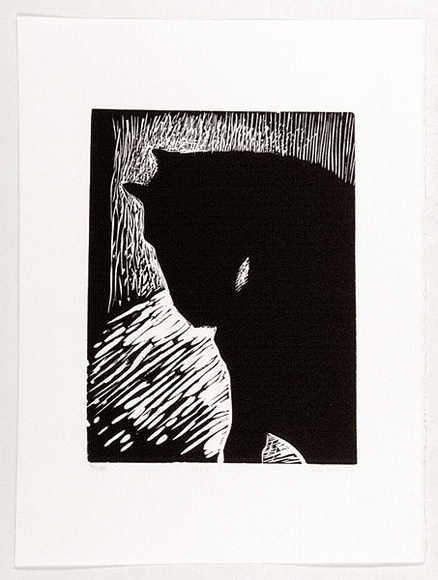 Artist: b'Taylor, Jules,' | Title: b'Horse.' | Date: 1988 | Technique: b'linocut, printed in black ink, from one block'