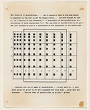 Title: Section B (Word situations) - 32 Possibilities [wall diagram] | Date: (1970-71) | Technique: typewriter