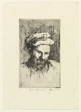 Artist: EWINS, Rod | Title: Brian Blanchard. | Date: 1963 | Technique: etching, printed in black ink, from one magnesium plate
