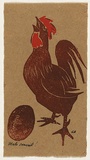 Artist: b'Bell, George..' | Title: b'(Male conceit!).' | Technique: b'linocut, printed in black ink, from one block'