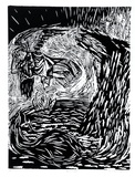 Artist: Propsting, Ruth. | Title: Apocalypse | Date: 1985 | Technique: woodcut, printed in black ink, from one block