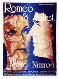 Artist: Jansons, Sylvia. | Title: Romeo & Juliet...Nimrod. Director John Bell. | Date: 1978 | Technique: screenprint, printed in colour, from two stencils