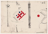 Artist: b'Dawson, Janet.' | Title: b'Packet' | Date: 1964 | Technique: b'lithograph, printed in colour, from multiple stones [or plates]'