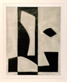 Artist: Sharp, James. | Title: Contrasts | Date: 1968 | Technique: aquatint, printed in black ink with plate-tone, from one plate | Copyright: © Estate of James Sharp