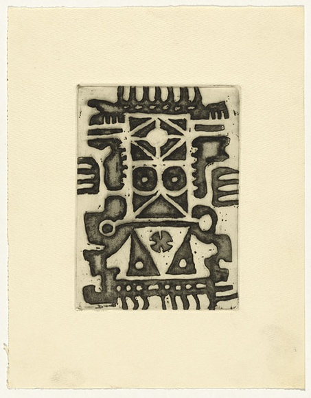 Artist: b'SELLBACH, Udo' | Title: b'not titled' | Date: 1960-80 | Technique: b'etching'