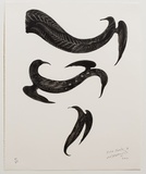 Artist: MAGUIRE, Marian | Title: Fish finder 3. | Date: 2003 | Technique: lithograph, printed in black ink, from one stone