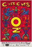 Title: Circus Oz- Acrobats | Date: 1995 | Technique: offset-lithograph, printed in colour