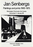 Artist: b'Senbergs, Jan.' | Title: b'Jan Senbergs. Paintings and prints 1965 - 1975.' | Date: 1975 | Technique: b'photo-screenprint, printed in colour, from multiple stencils' | Copyright: b'\xc2\xa9 Jan Senbergs. Licensed by VISCOPY, Australia'