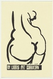 Artist: b'Whiteley, Brett.' | Title: bBookplate: Corrigan (Woman's buttocks) | Technique: b'offset-lithograph, printed in black ink, from one plate' | Copyright: b'This work appears on the screen courtesy of the estate of Brett Whiteley'