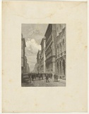 Title: Flinders Lane | Date: 1886-88 | Technique: wood-engraving, printed in black ink, from one block