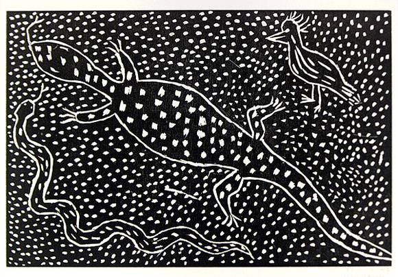 Artist: b'Petyarre, Annie.' | Title: b'not titled [No.12]' | Date: 1990 | Technique: b'woodcut, printed in black ink, from one block'