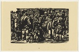 Artist: Counihan, Noel. | Title: Peace has 400,000,000 names. | Date: 1950 | Technique: linocut, printed in black ink, from one block