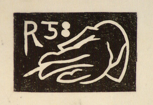 Artist: b'Hawkins, Weaver.' | Title: b'not titled' | Date: 1958 | Technique: b'linocut, printed in black ink, from one block' | Copyright: b'The Estate of H.F Weaver Hawkins'