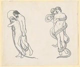 Title: proof for Queen Rosamond [plate 3] | Date: 1922 | Technique: lineblock, printed in black ink, from one block