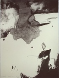 Artist: Koch-Sanders, Donny. | Title: Black in white | Date: 1987 | Technique: lithograph, printed in black ink, from one stone
