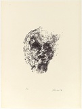 Title: not titled [Granada portrait 5] | Date: June 1979- February 1980 | Technique: lithograph, printed in colour, from multiple aluminium plates