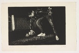 Artist: b'James, Garry.' | Title: b'The arrest' | Date: 1991, January | Technique: b'etching printed in black ink, from one plate'