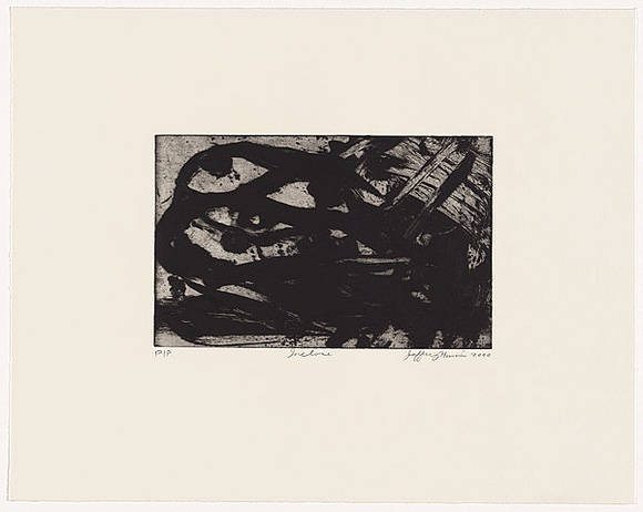 Artist: Harris, Jeffrey. | Title: Inclose | Date: 2000 | Technique: liftground etching and aquatint, printed in black ink, from one plate