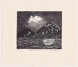 Artist: b'Warren, Guy.' | Title: b'Down the river (1).' | Date: 2006 | Technique: b'relief-etching, printed in black ink, from one plate'
