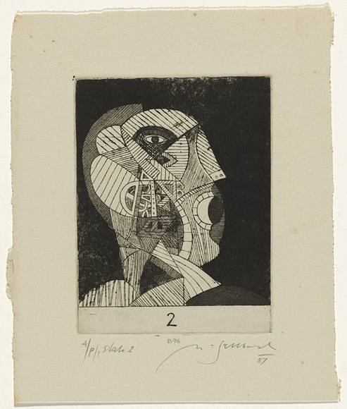 Artist: b'SELLBACH, Udo' | Title: b'not titled' | Date: 1960-80 | Technique: b'etching'