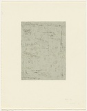 Artist: Mitelman, Allan. | Title: not titled [grey/blue] | Date: 1992 | Technique: lithograph, printed in colour, from multiple stones | Copyright: © Allan Mitelman