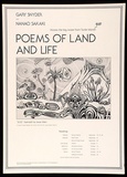 Artist: Allen, Jesse. | Title: Poems of Land & Life- Nanao Sakaki & Gary Snyder Tour, 1981. | Date: 1981 | Technique: screenprint