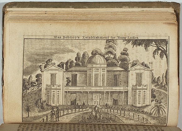 Artist: b'Bruce, Charles.' | Title: bMiss Debney's establishment for young ladies. | Date: 1831 | Technique: b'engraving, printed in black ink, from one copper plate'