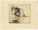 Artist: b'LONG, Sydney' | Title: b'Tascot' | Date: 1928, after | Technique: b'line-etching, printed in black ink, from one plate' | Copyright: b'Reproduced with the kind permission of the Ophthalmic Research Institute of Australia'