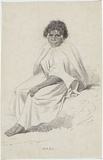 Artist: b'Nicholas, William.' | Title: b'Mary.' | Date: 1842 | Technique: b'chalk-lithograph, printed in black ink, from one zinc plate'