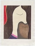 Artist: b'Harris, Brent.' | Title: b'Jesus.' | Date: 2004 | Technique: b'woodcut, printed in colour, from 9 blocks'