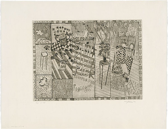 Artist: b'WALKER, Murray' | Title: b'Once upon a time.' | Date: 1970 | Technique: b'etching, printed in black ink, from one plate'