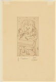 Artist: OLSEN, John | Title: Tristram | Date: 1978 | Technique: etching, printed in brown ink with plate-tone, from one plate | Copyright: © John Olsen. Licensed by VISCOPY, Australia